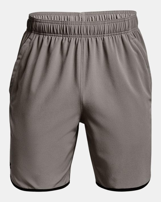 Men's UA HIIT Woven Shorts, Gray, pdpMainDesktop image number 5
